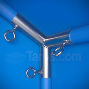 1" High Peak Side or Top End - 3 Way Fitting (FV3-1)