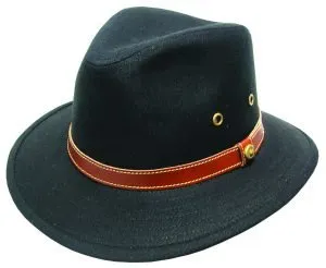 Avenel Blocked Canvas Safari Hat