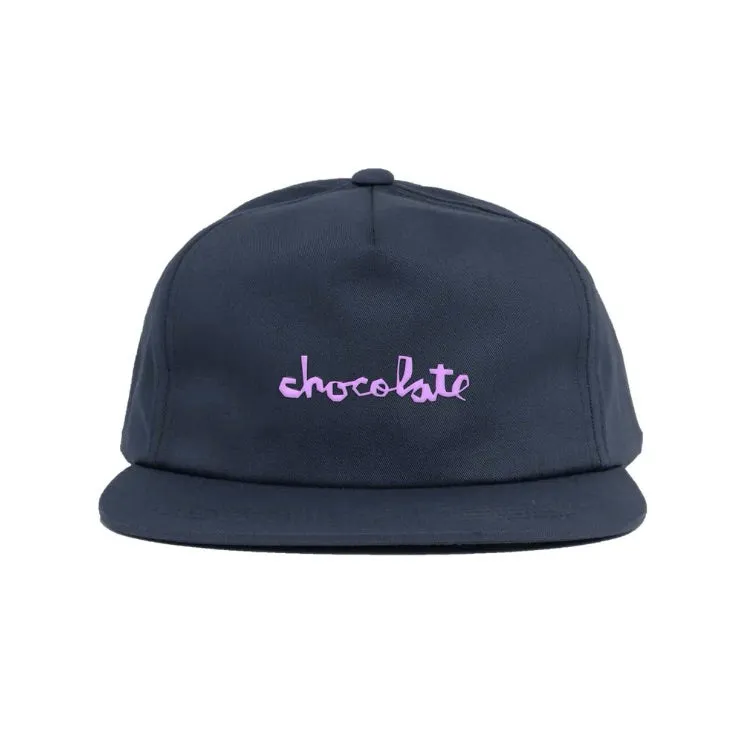 Chocolate Lav Chunk Snapback Navy