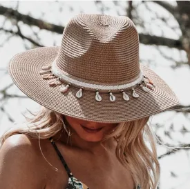 Cowrie Shell Panama Hat