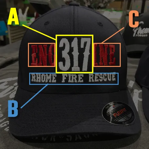 FD Ladder Custom Hat - Snapback Trucker