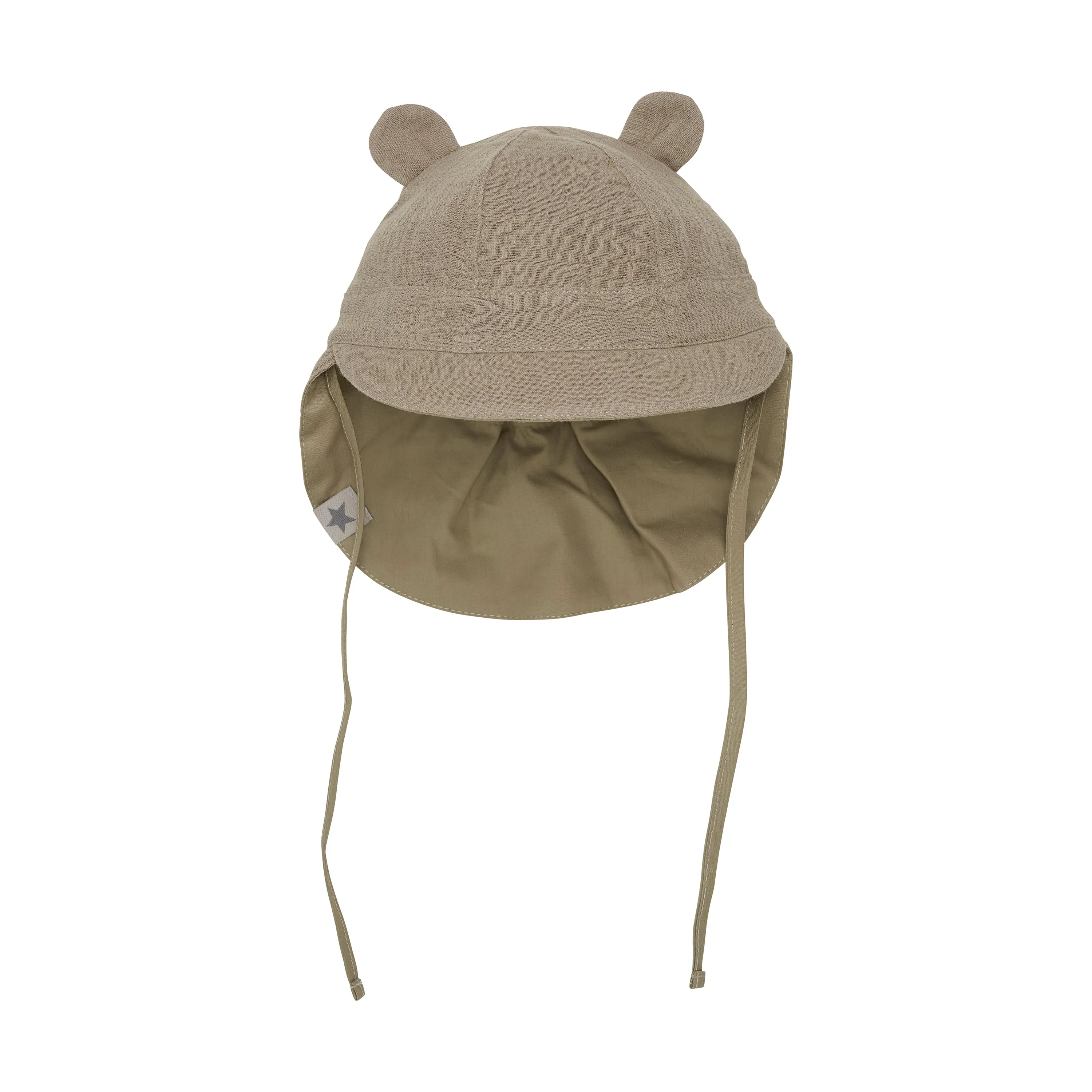 HUTTEliHUT Summerhat Ears Muslin - Silver Sage