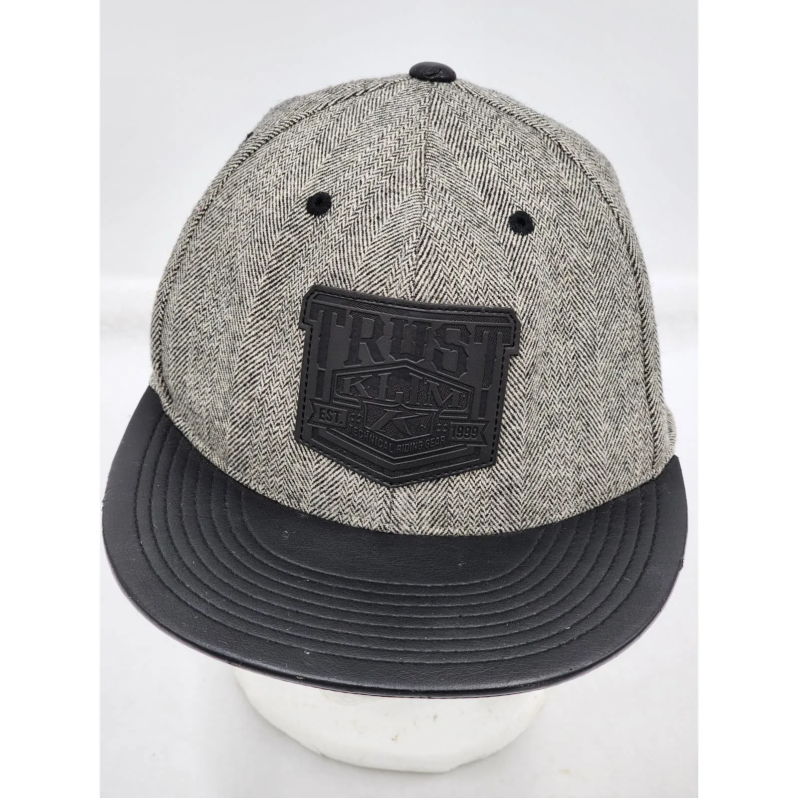 Klim Hat Riding Cap Flat Bill Snapback Flexfit Urban Streetwear Motor Size 7