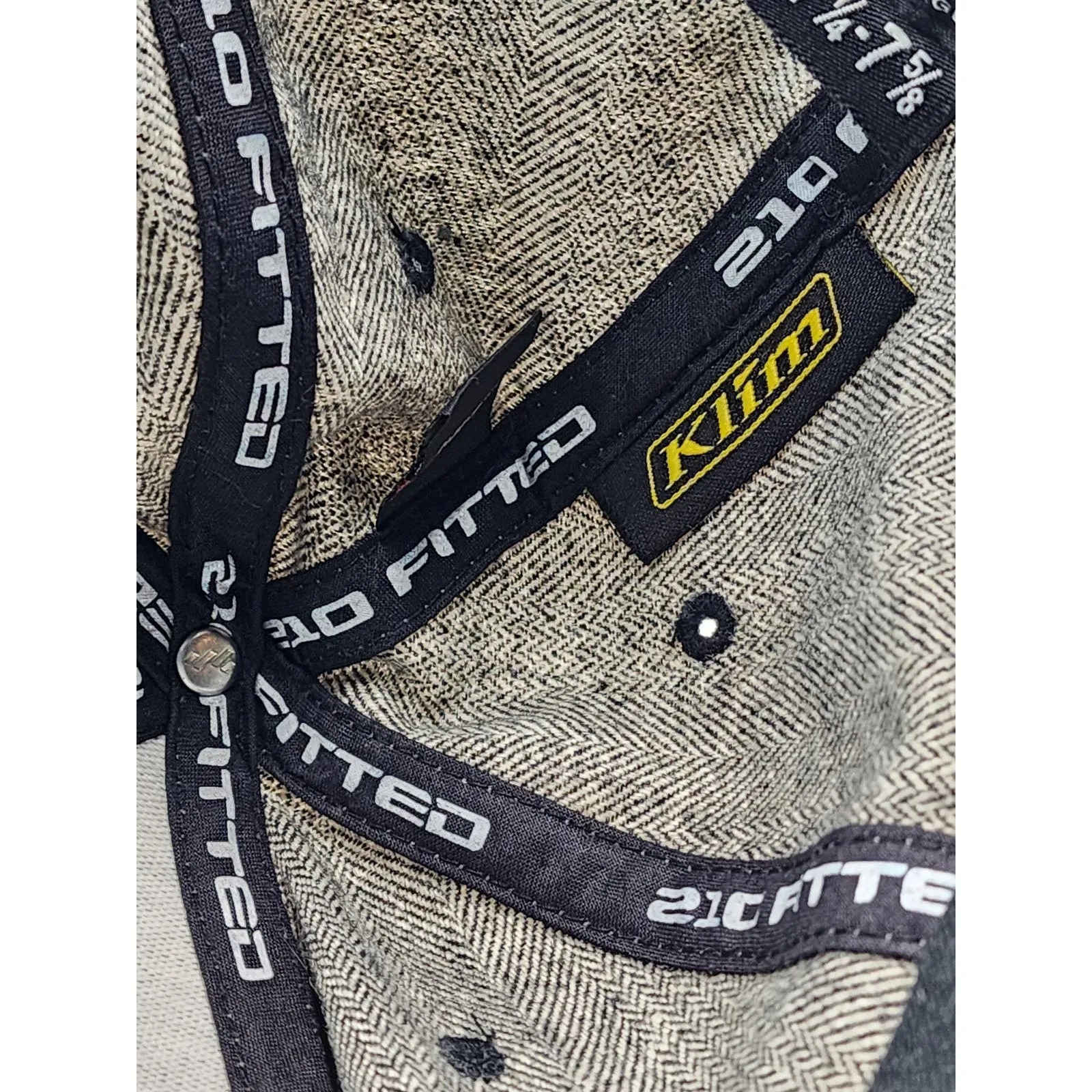 Klim Hat Riding Cap Flat Bill Snapback Flexfit Urban Streetwear Motor Size 7