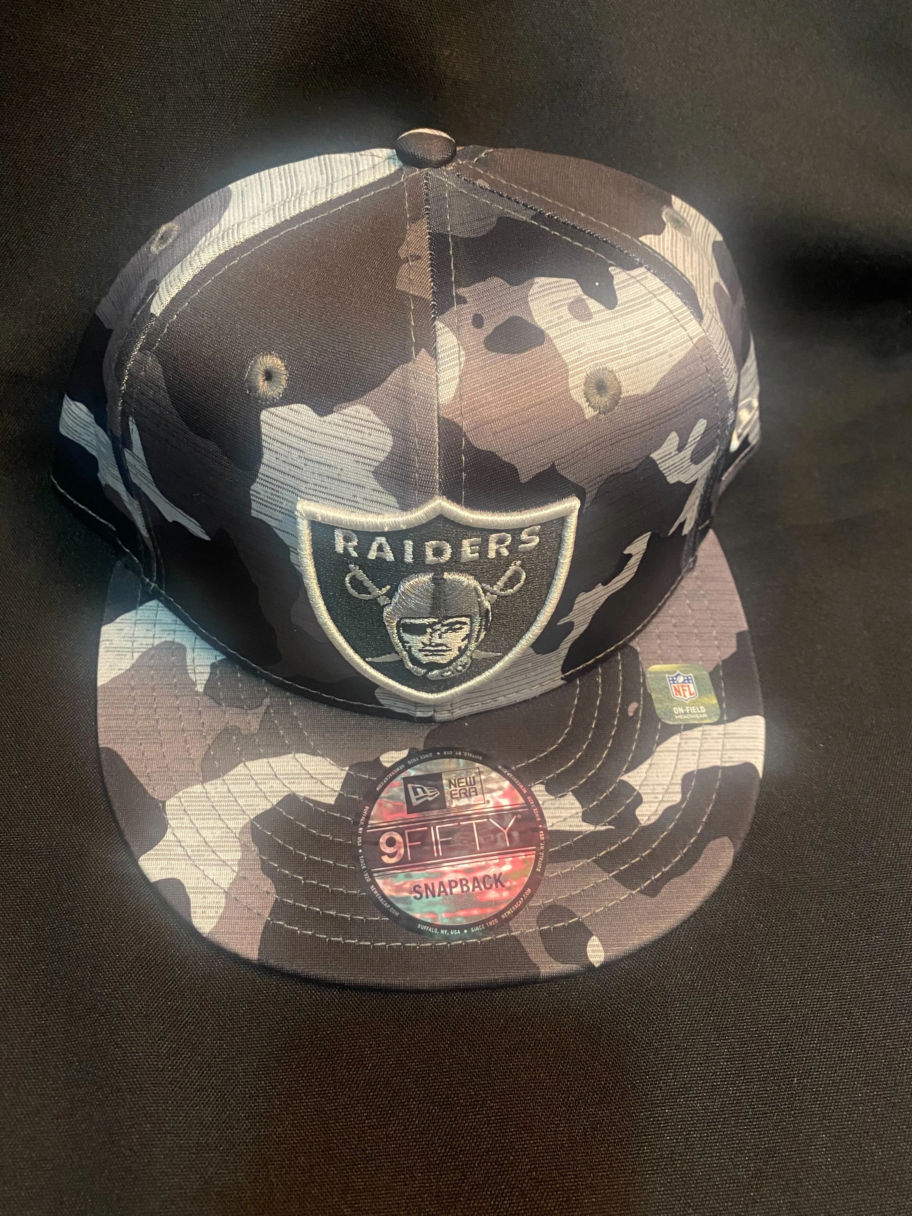 Las Vegas Raiders NFL 9Fifty Camouflage Print Snapback