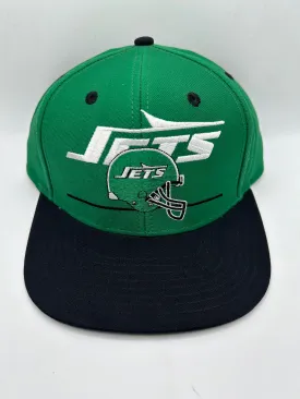 New York Jets NFL Rebook Retro Collection Green and Black 2 SnapBack
