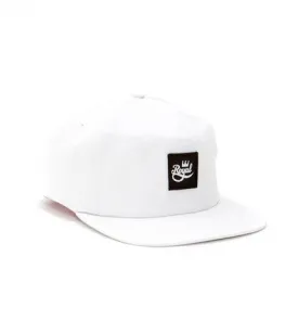 Royal Square Snap-back 5 Panel White