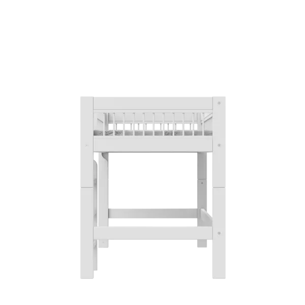 Semi high bed with straight ladder - Breeze