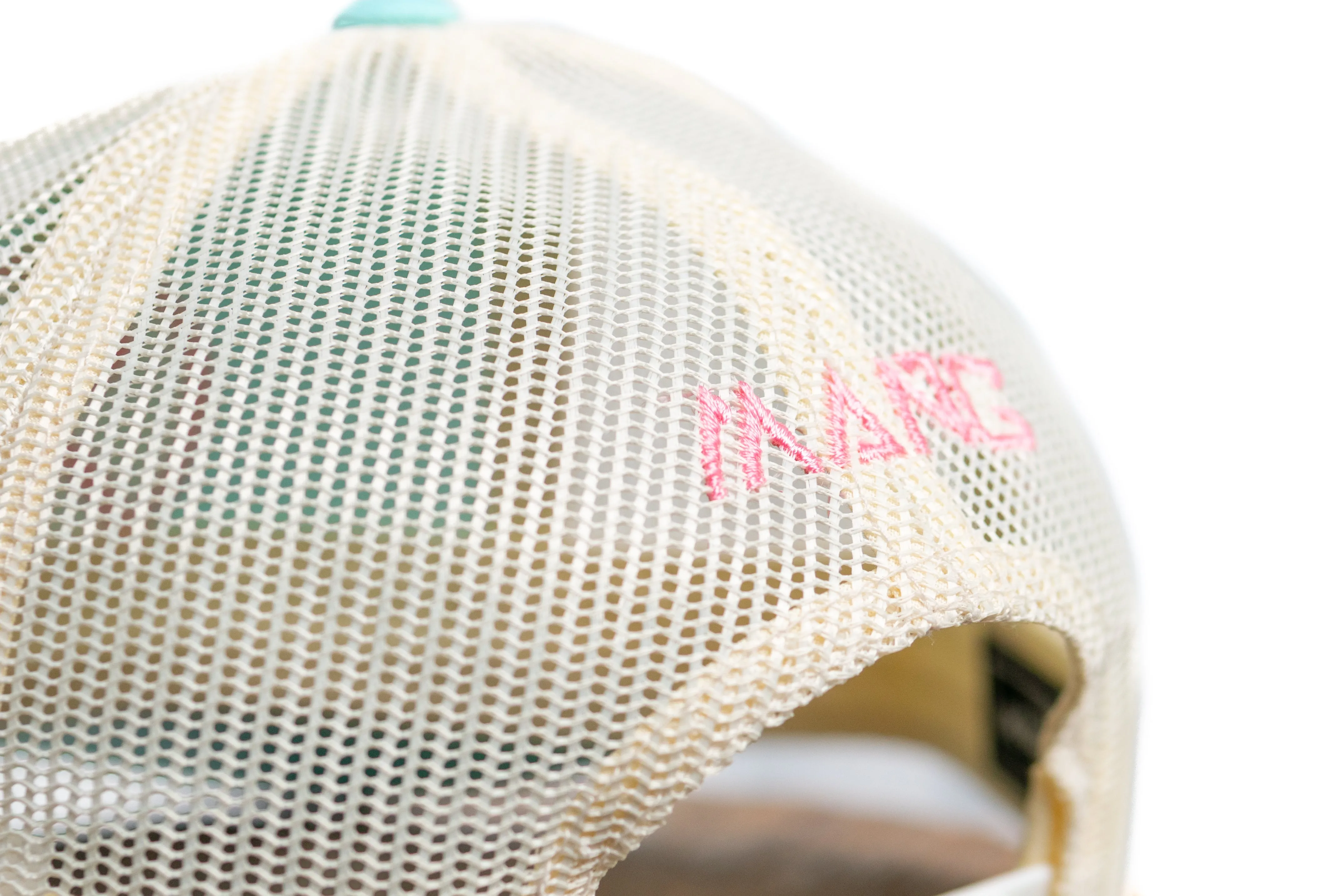 Turquoise Tri-Leaf - Trucker