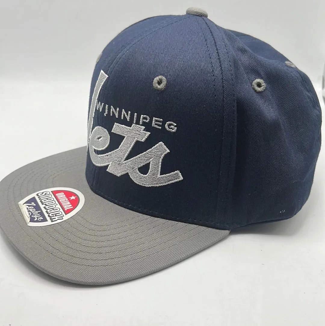 Vintage Winnipeg Jets NHL Original Zephyr SnapBack